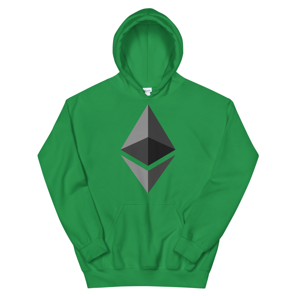 Ethereum Hooded Sweatshirt  zeroconfs Irish Green S 
