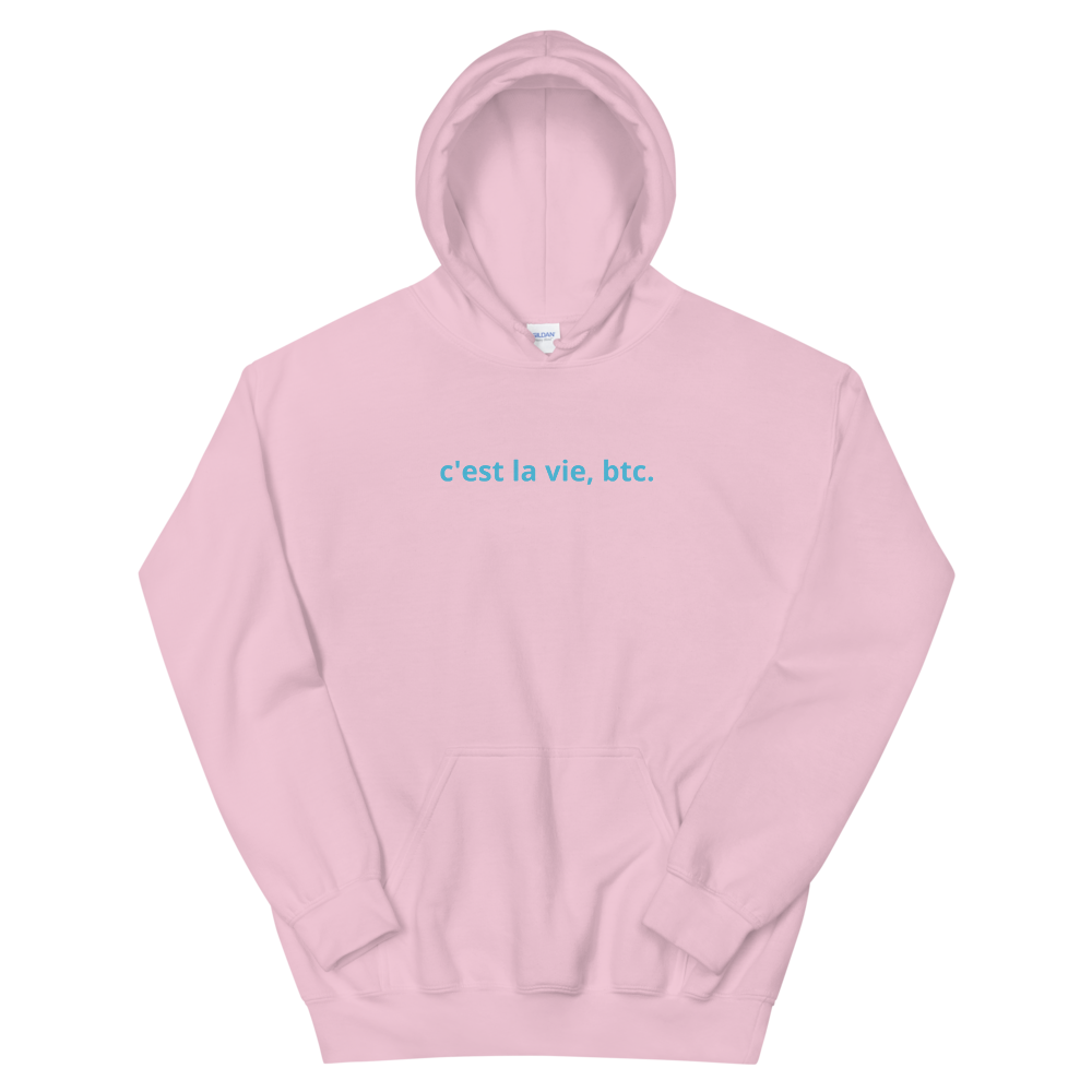 Such Is Life, Bitcoin Women's Hooded Sweatshirt  zeroconfs Light Pink S 