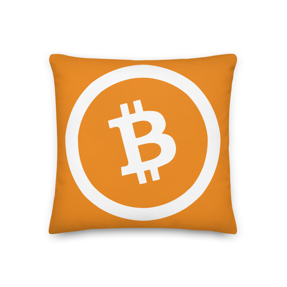 Bitcoin Cash Premium Pillow  zeroconfs 18×18  