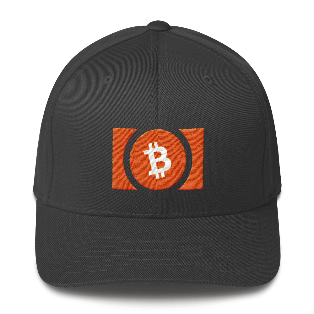 Bitcoin Cash Flexfit Cap  zeroconfs Dark Grey S/M 