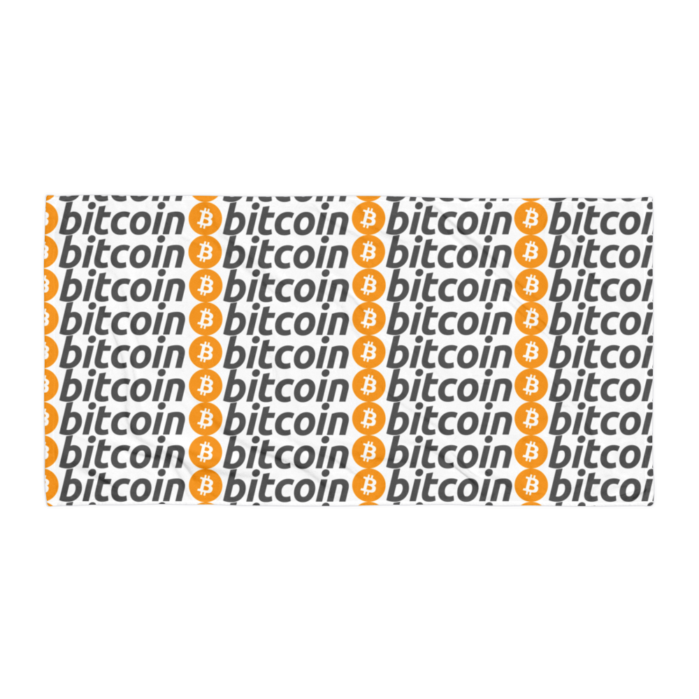 Bitcoins Beach Towel  zeroconfs Default Title  