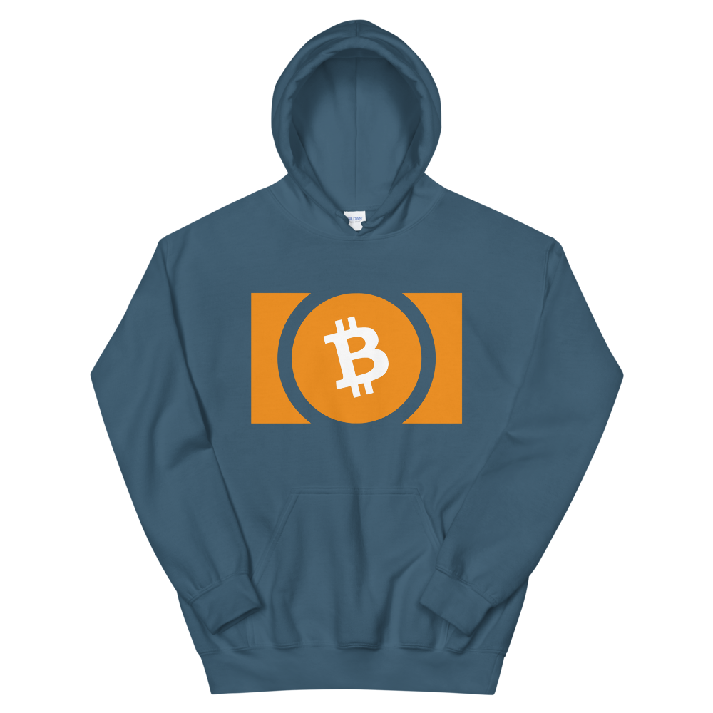 Bitcoin Cash Hooded Sweatshirt  zeroconfs Indigo Blue S 