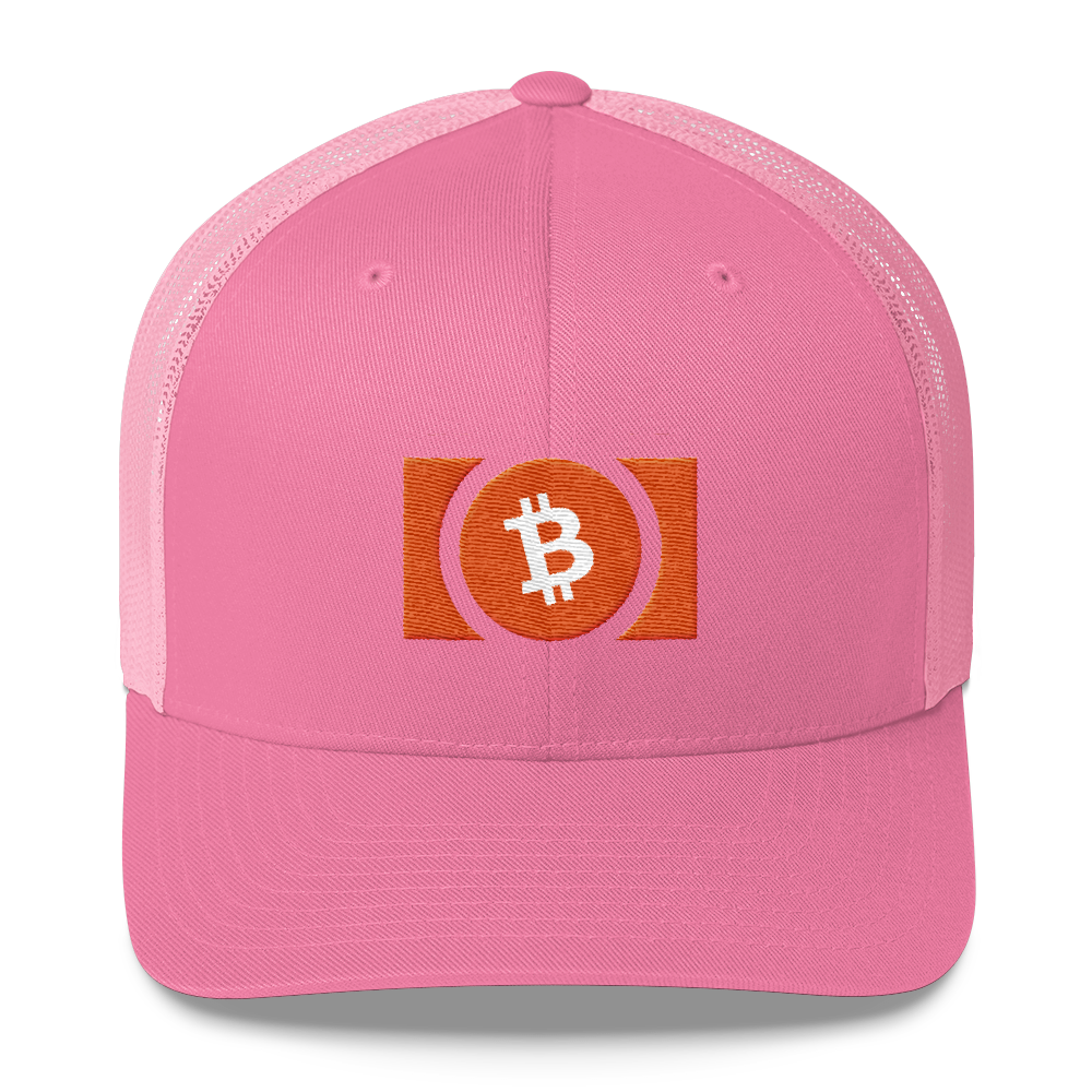 Bitcoin Cash Trucker Cap  zeroconfs Pink  