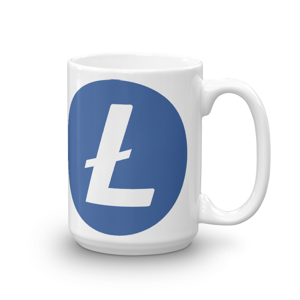 Litecoin Coffee Mug  zeroconfs 15oz  