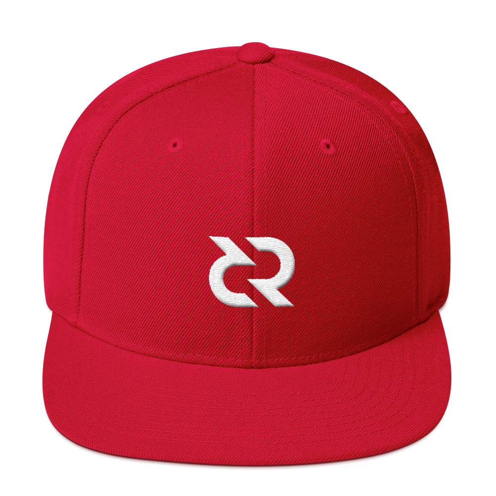 Decred Snapback Hat  zeroconfs Red  