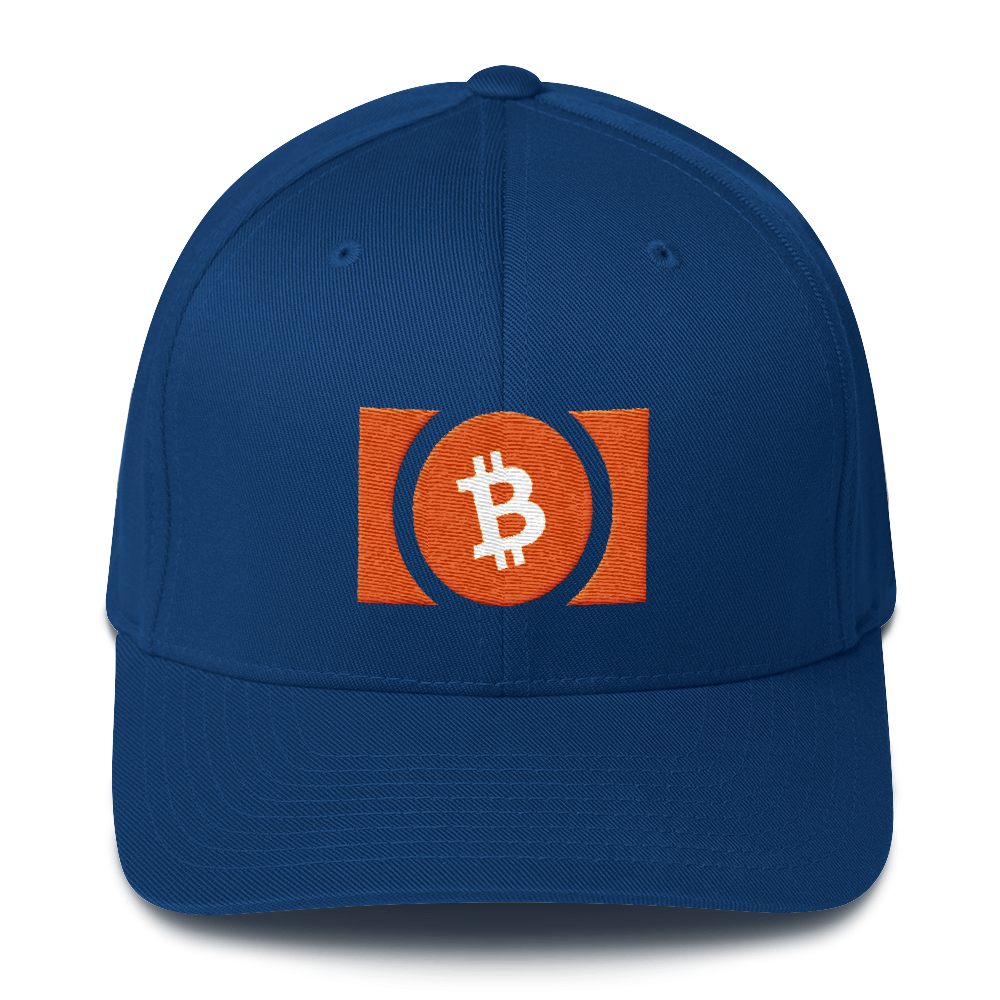 Bitcoin Cash Flexfit Cap  zeroconfs Royal Blue S/M 
