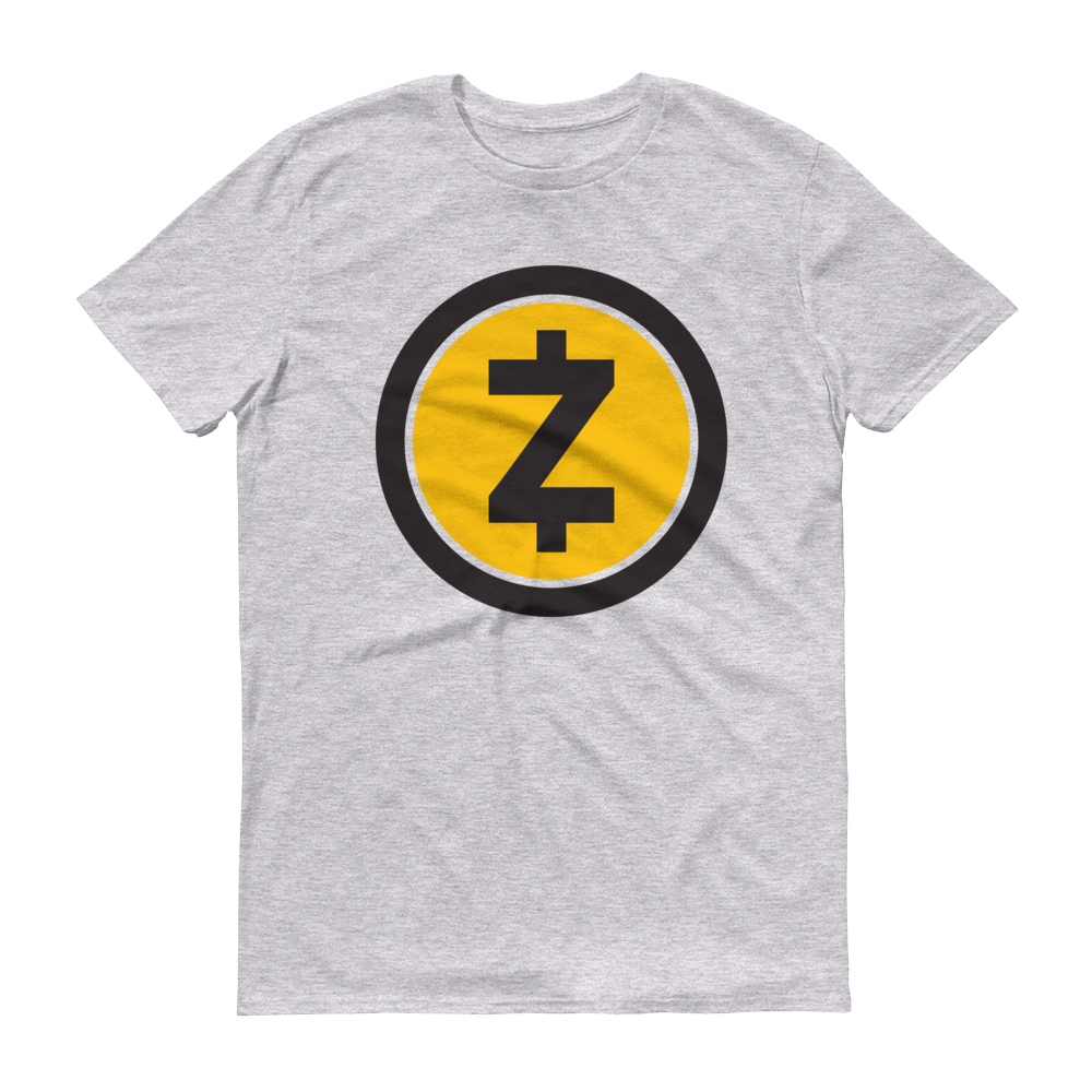 Zcash Short-Sleeve T-Shirt  zeroconfs Heather Grey S 