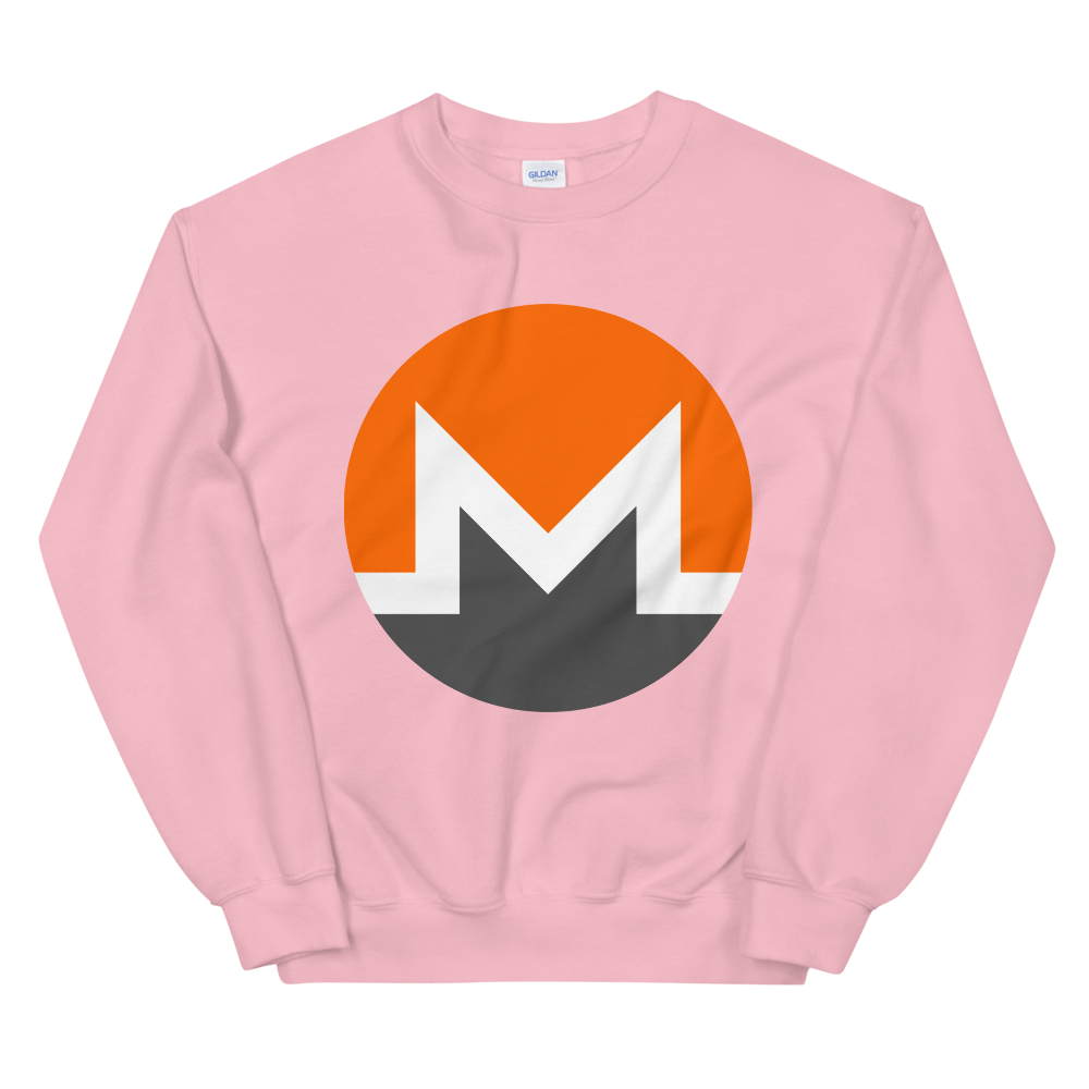 Monero Sweatshirt  zeroconfs Light Pink S 