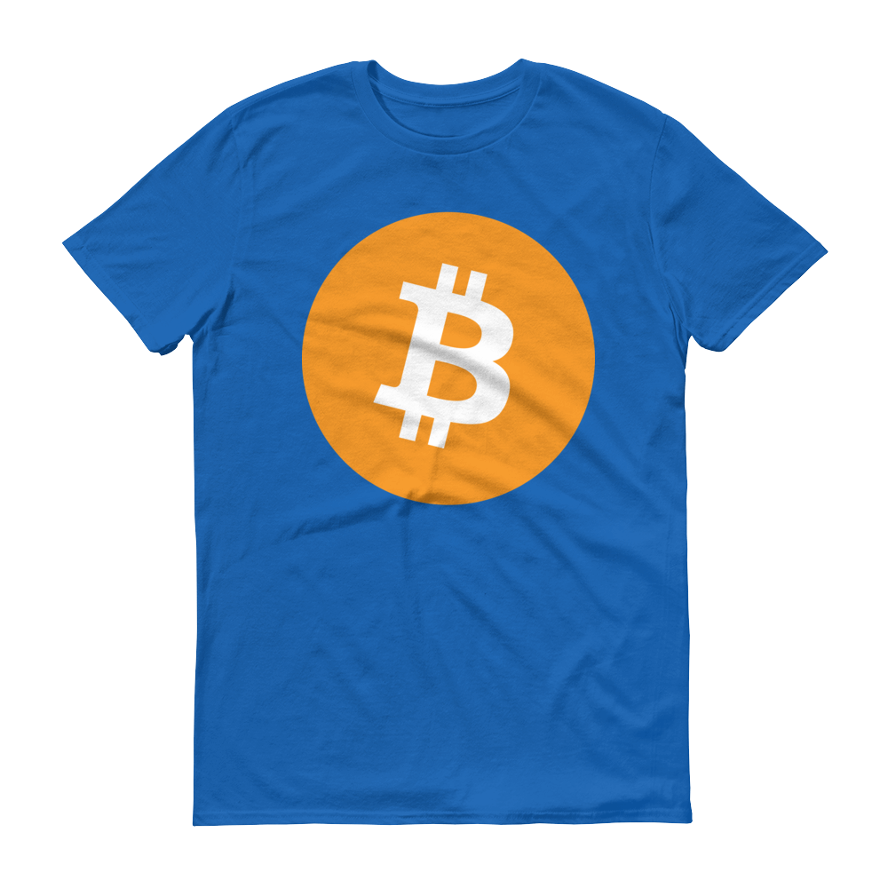 Bitcoin Core Short-Sleeve T-Shirt  zeroconfs Royal Blue S 