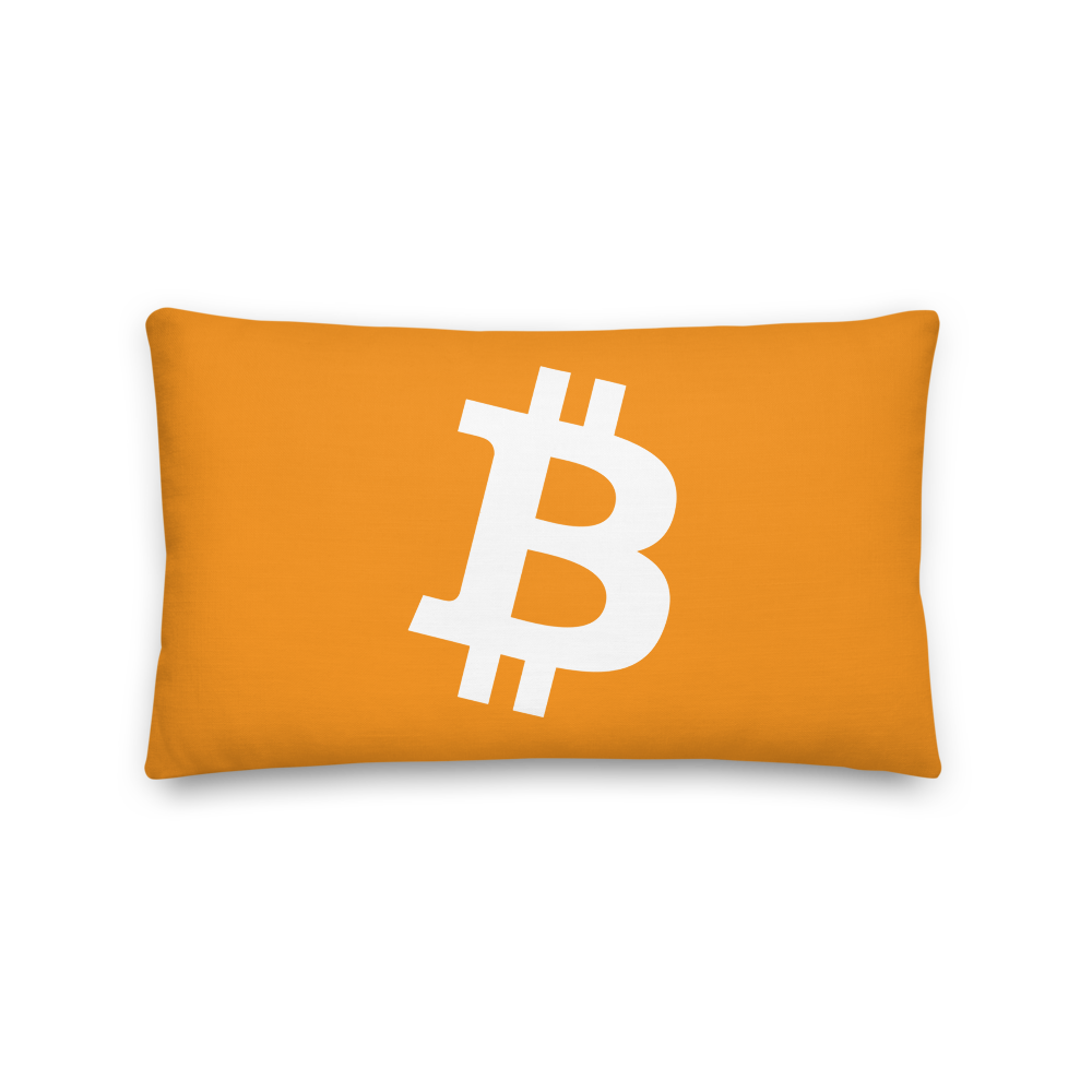 Bitcoin Core Premium Pillow  zeroconfs 20×12  