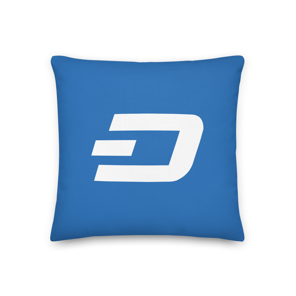 Dash Premium Pillow  zeroconfs 18×18  