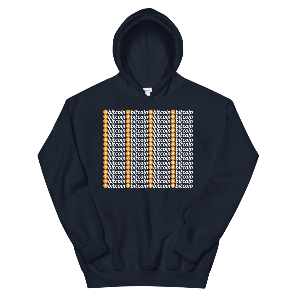 Bitcoins Hooded Sweatshirt  zeroconfs Navy S 
