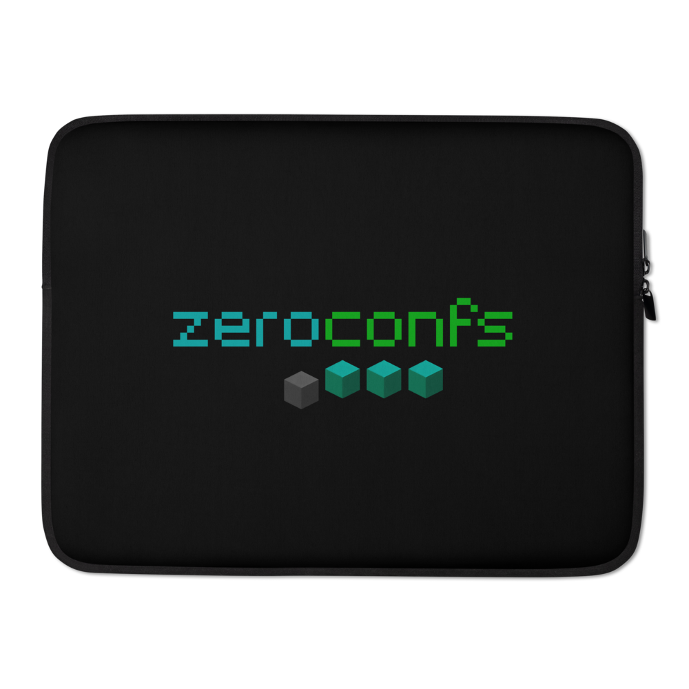 Zeroconfs.com Laptop Sleeve  zeroconfs 15 in  