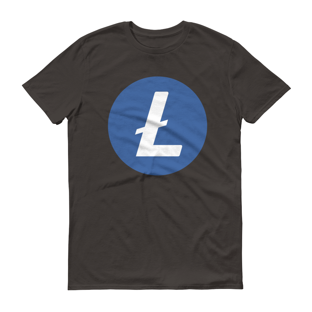 Litecoin Short-Sleeve T-Shirt  zeroconfs Smoke S 
