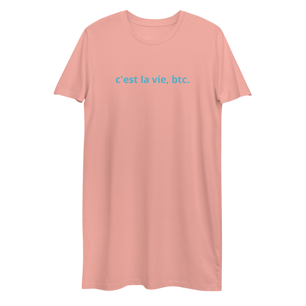 Such Is Life, Bitcoin Premium T-Shirt Dress  zeroconfs Canyon Pink XS 