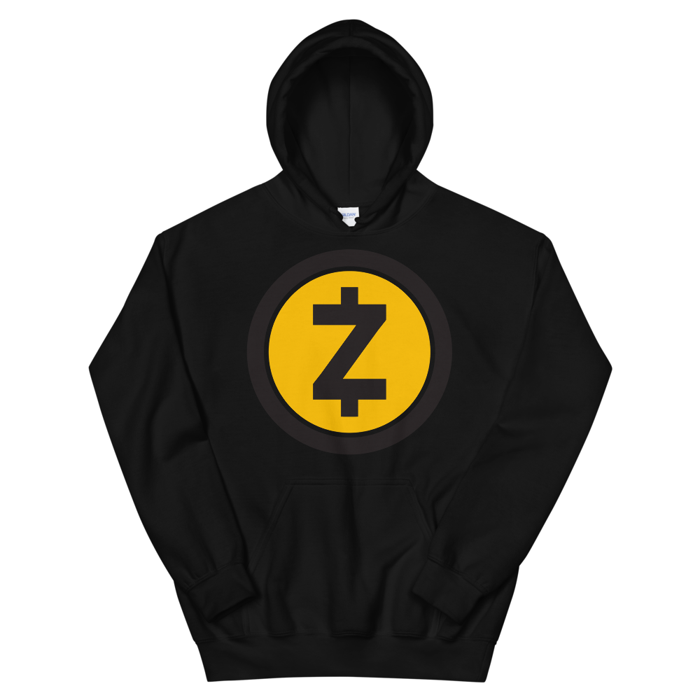 Zcash Hooded Sweatshirt  zeroconfs Black S 
