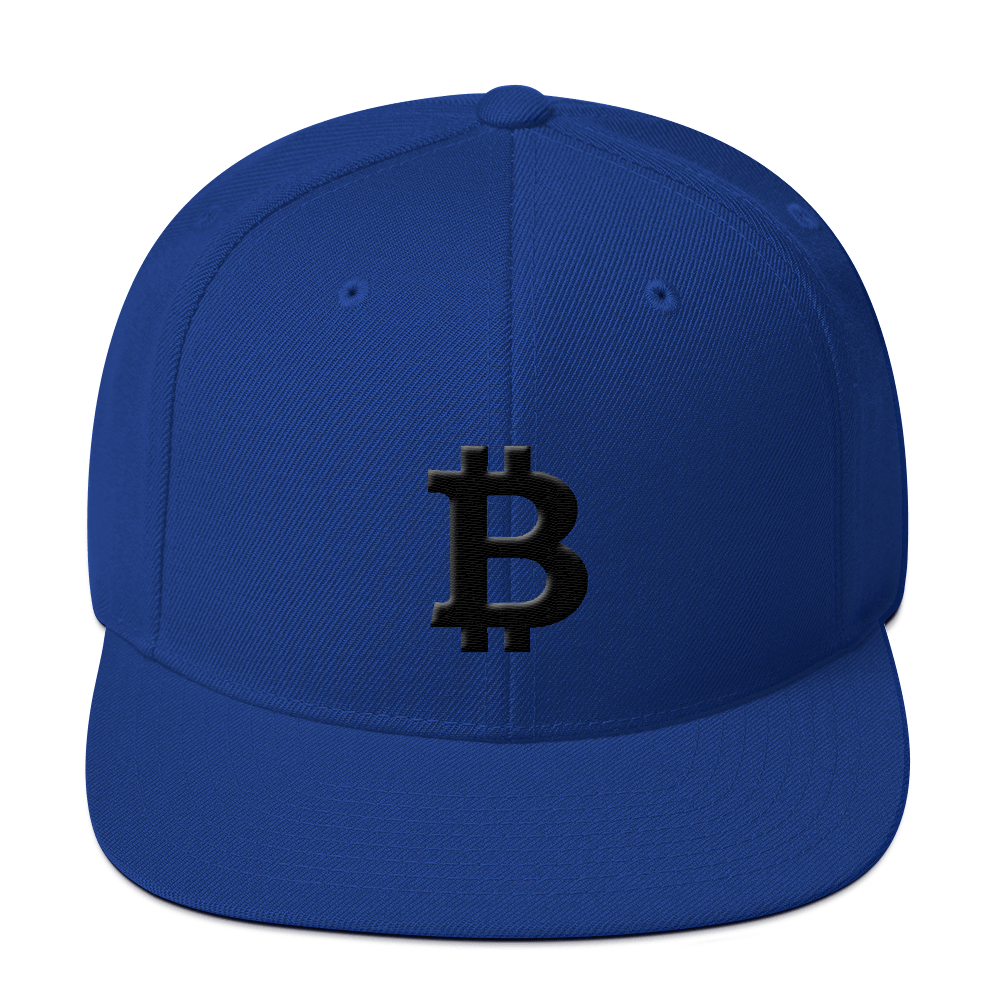 Bitcoin Blacknet SE Snapback Hat  zeroconfs Royal Blue  