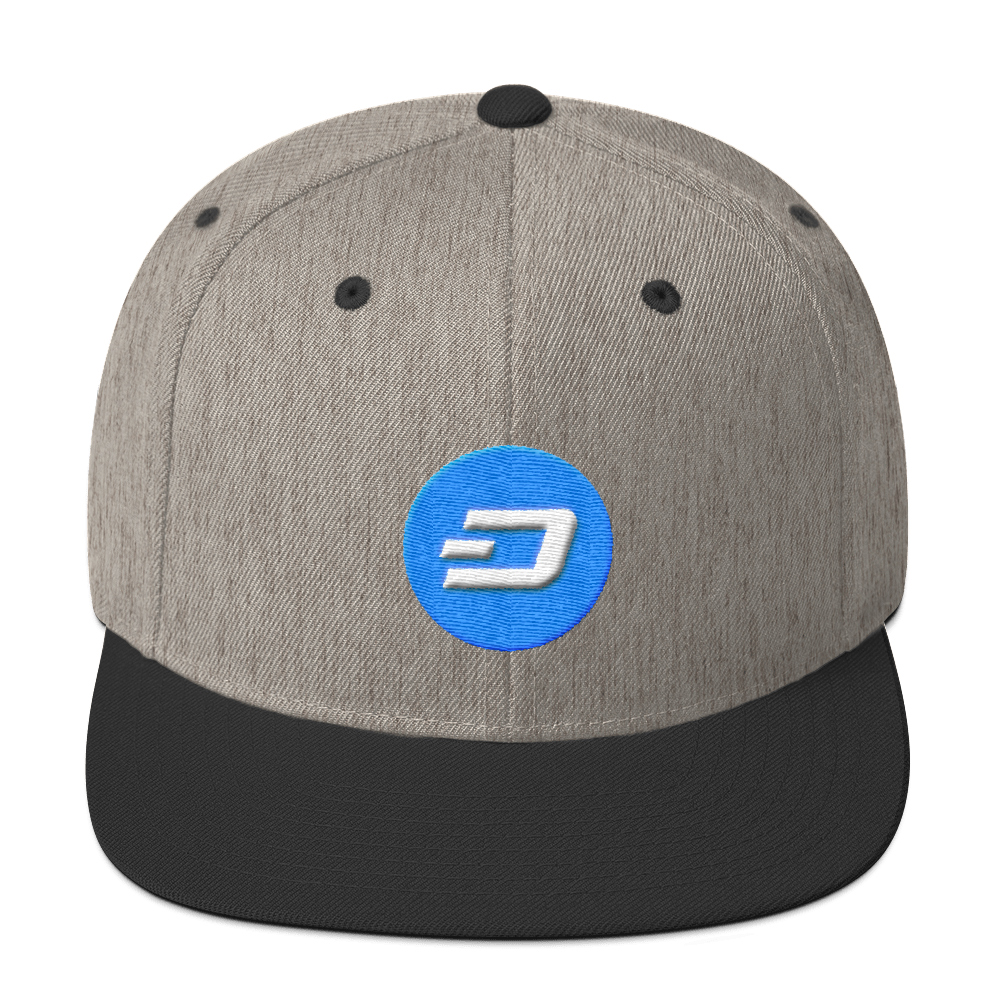 Dash Snapback Hat  zeroconfs Heather/Black  