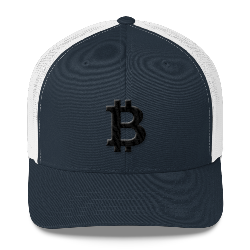 Bitcoin Blacknet SE Trucker Cap  zeroconfs Navy/ White  
