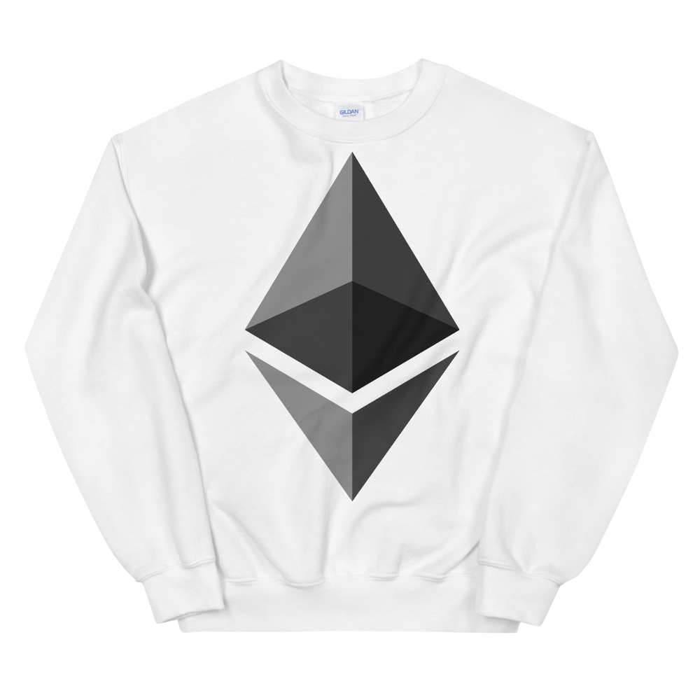 Ethereum Sweatshirt  zeroconfs White S 