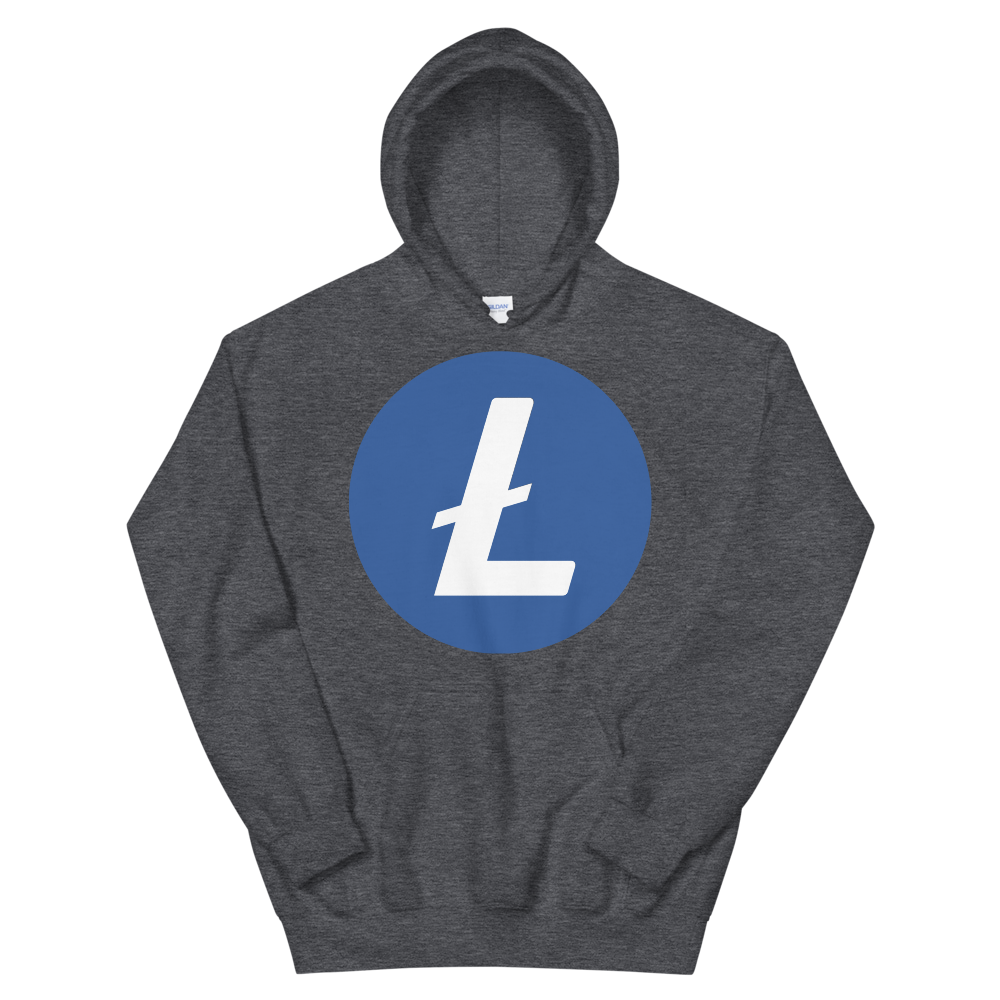 Litecoin Women's Hooded Sweatshirt  zeroconfs Dark Heather S 