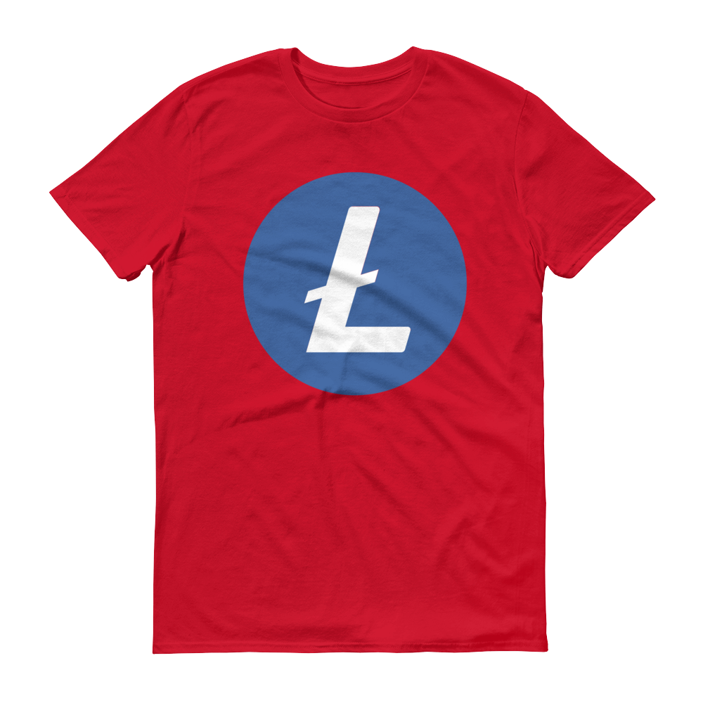 Litecoin Short-Sleeve T-Shirt  zeroconfs Red S 