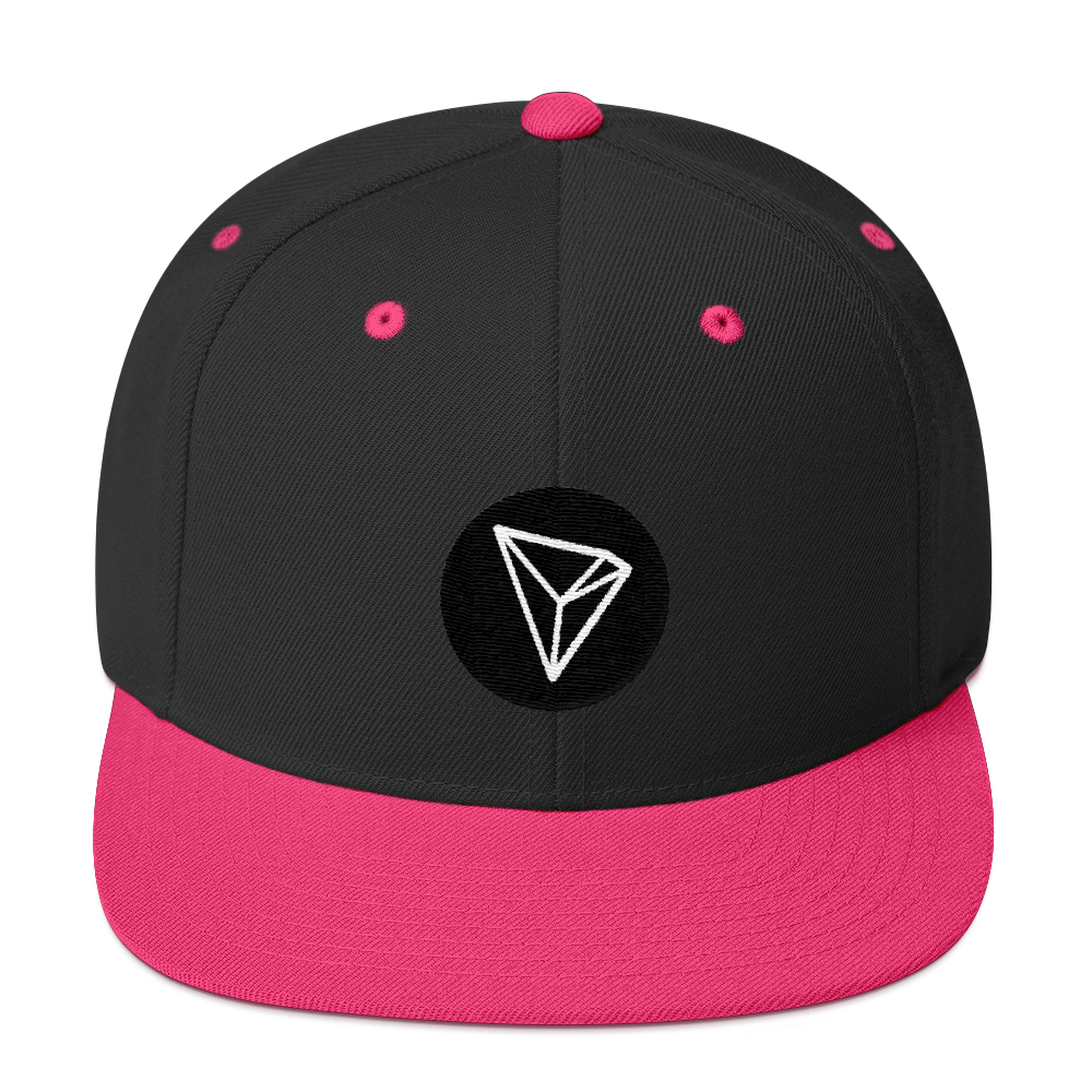 Tron Snapback Hat  zeroconfs Black/ Neon Pink  