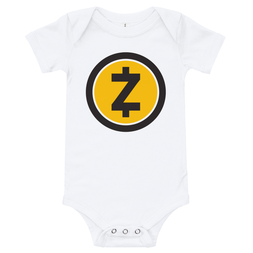 Zcash Baby Bodysuit  zeroconfs White 3-6m 