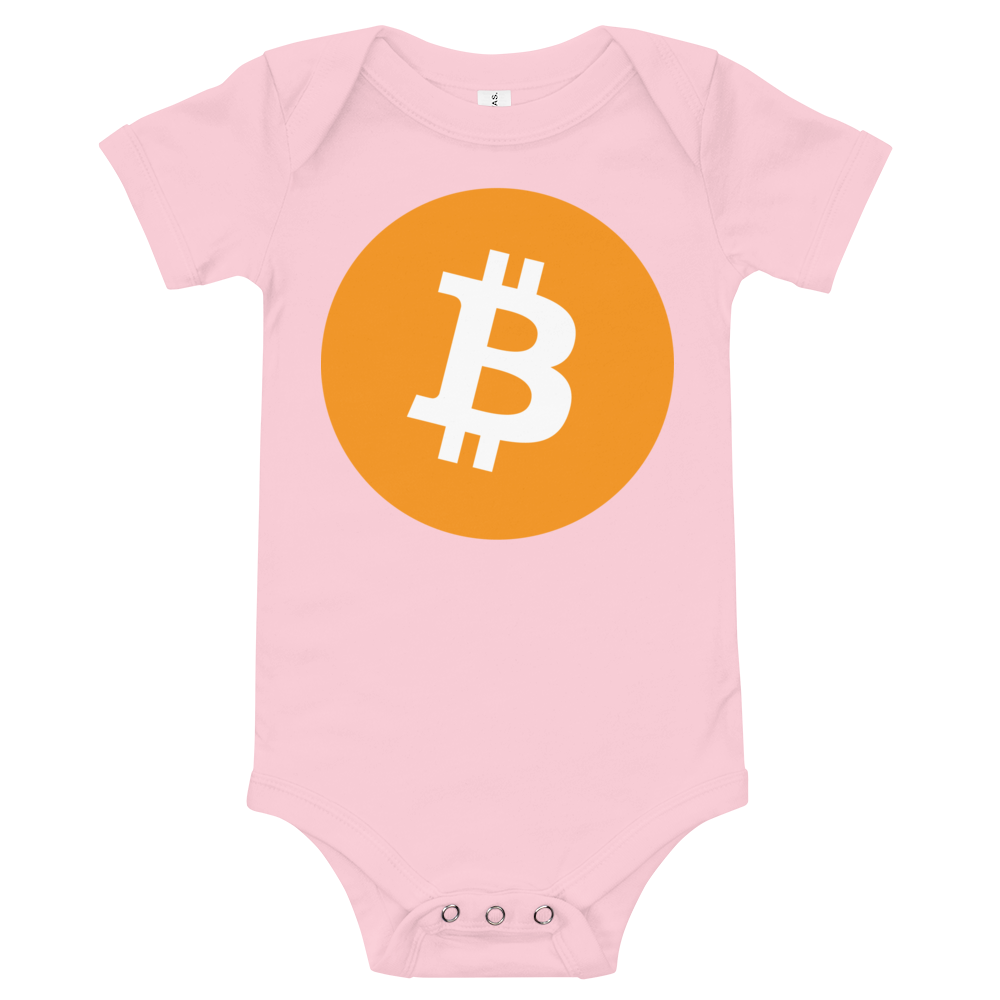 Bitcoin Core Baby Bodysuit  zeroconfs Pink 3-6m 