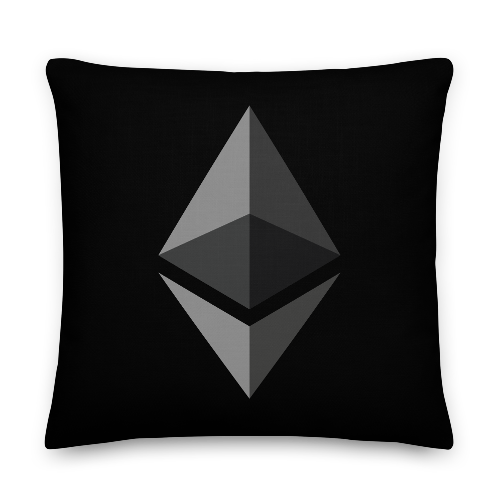 Ethereum Premium Pillow  zeroconfs 22×22  