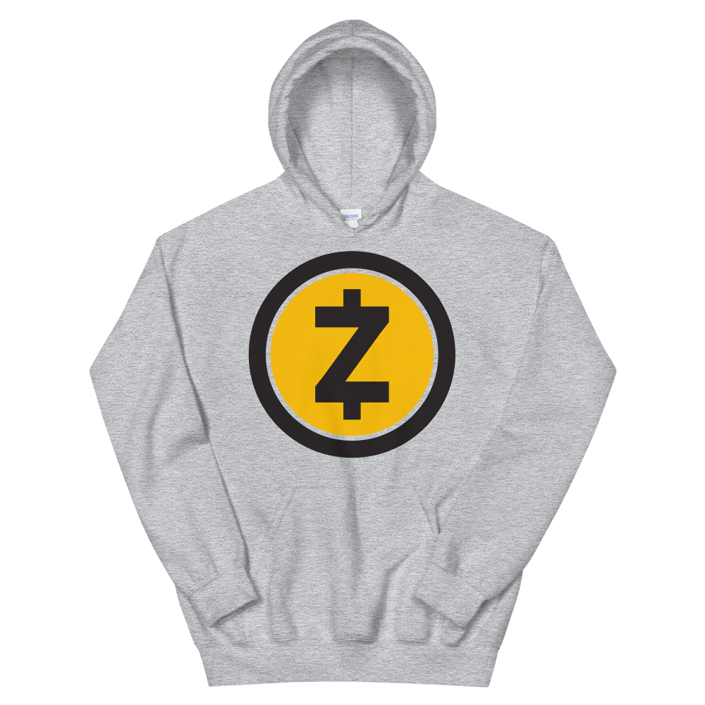 Zcash Hooded Sweatshirt  zeroconfs Sport Grey S 