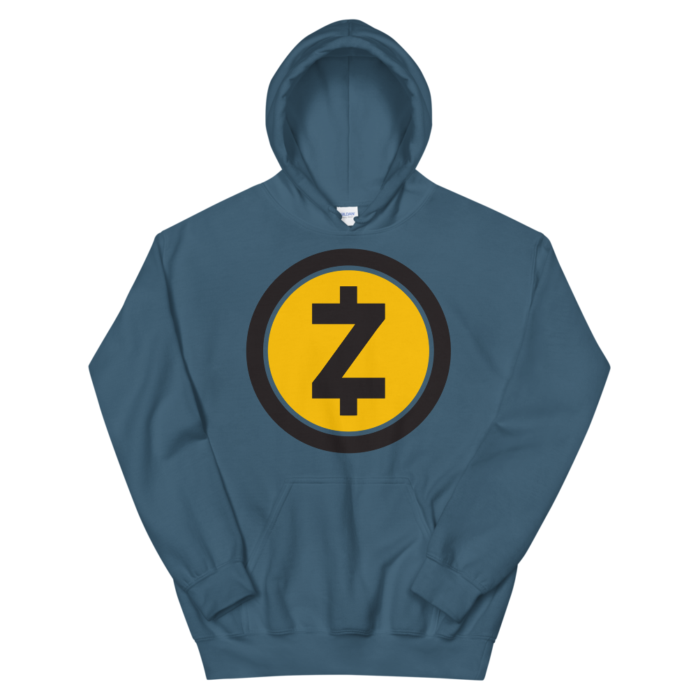 Zcash Hooded Sweatshirt  zeroconfs Indigo Blue S 