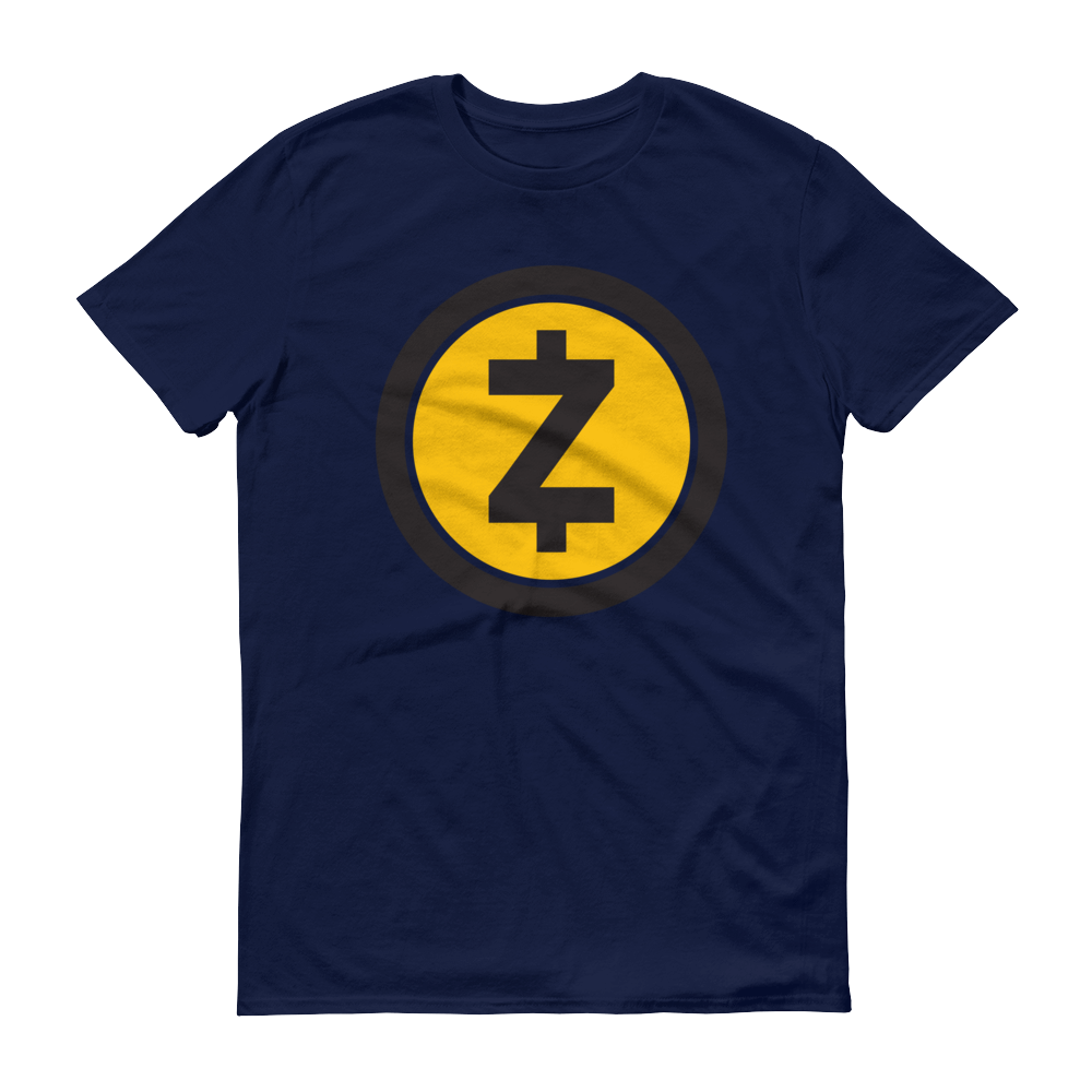 Zcash Short-Sleeve T-Shirt  zeroconfs Navy S 