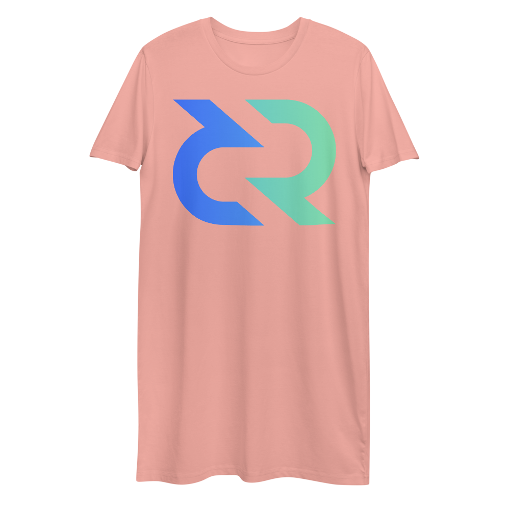 Decred Premium T-Shirt Dress  zeroconfs Canyon Pink XS 