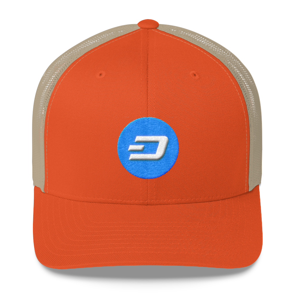 Dash Trucker Cap  zeroconfs Rustic Orange/ Khaki  