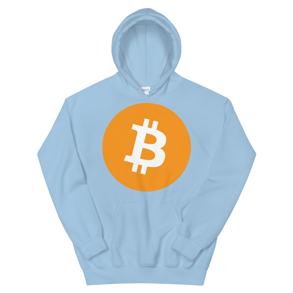 Bitcoin Core Women's Hooded Sweatshirt  zeroconfs Light Blue S 