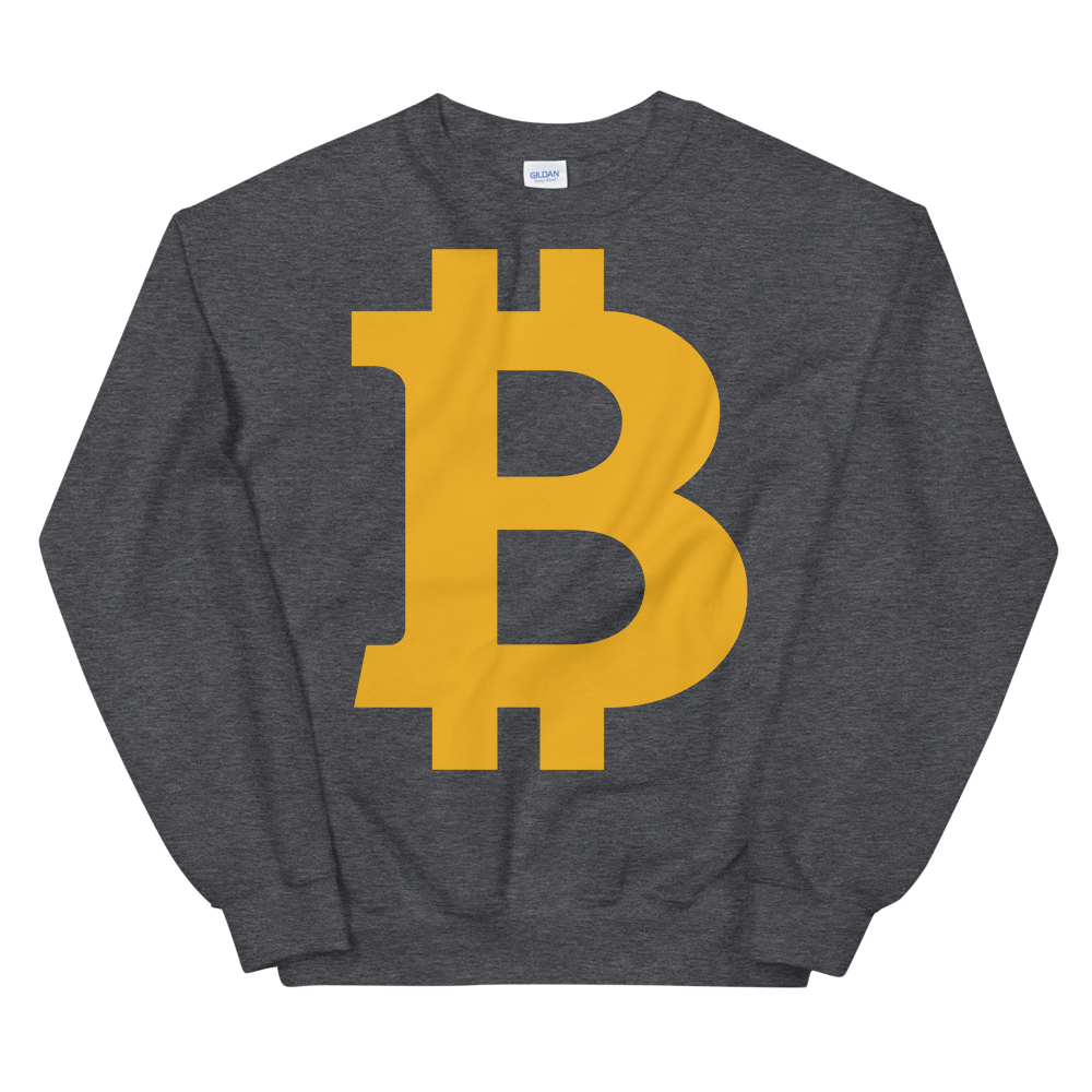 Bitcoin B Women's Sweatshirt  zeroconfs Dark Heather S 
