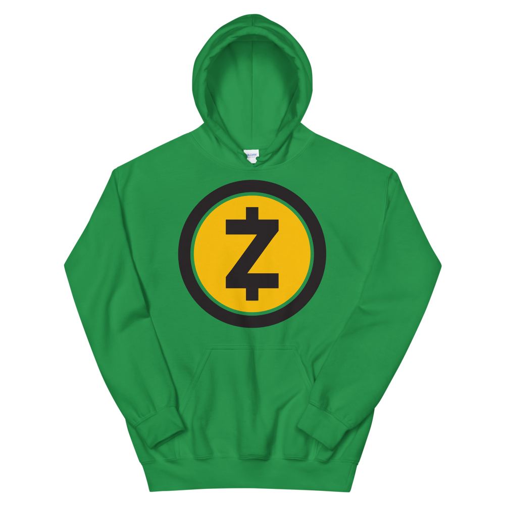 Zcash Hooded Sweatshirt  zeroconfs Irish Green S 