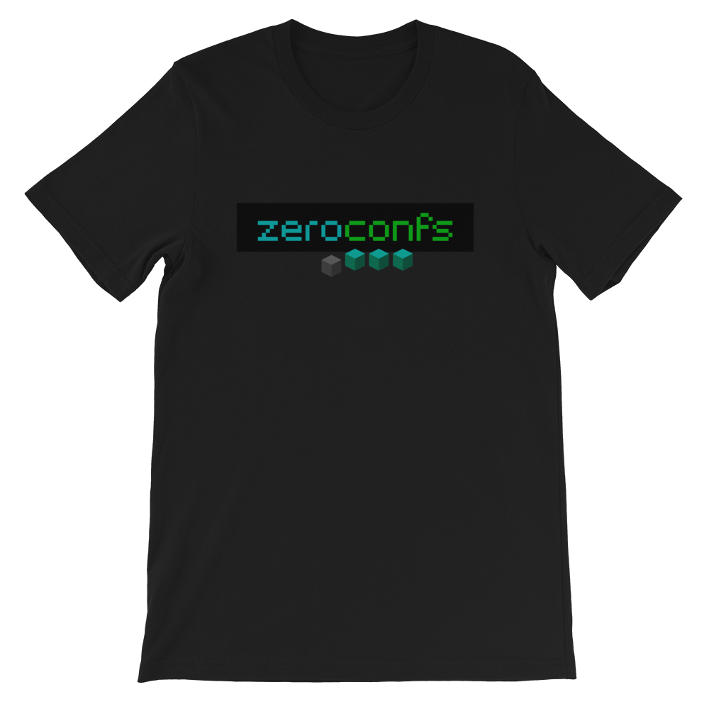 Zeroconfs.com Short-Sleeve T-Shirt  zeroconfs Black S 