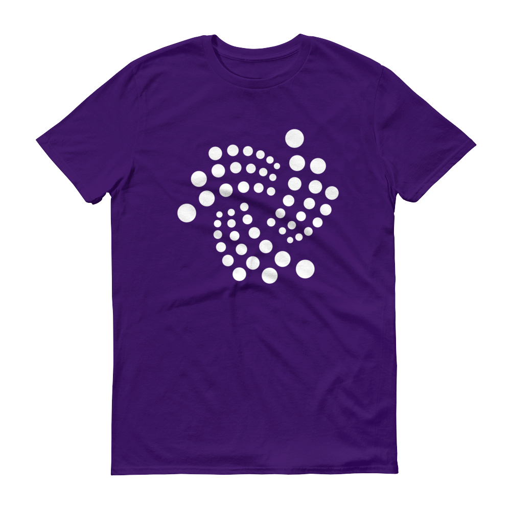 IOTA Short-Sleeve T-Shirt  zeroconfs Purple S 