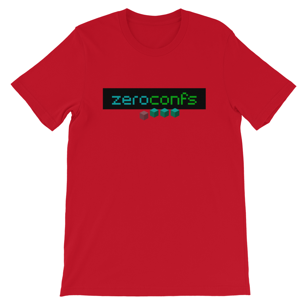 Zeroconfs.com Short-Sleeve T-Shirt  zeroconfs Red S 