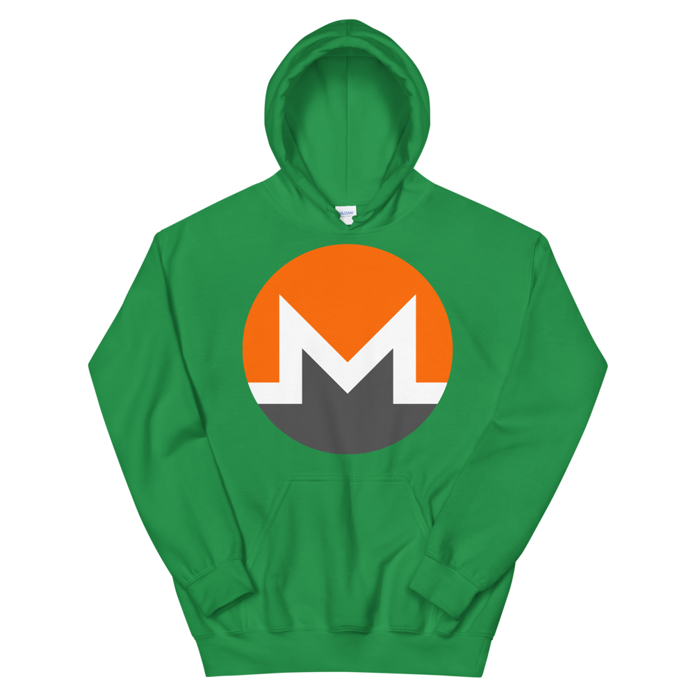 Monero Hooded Sweatshirt  zeroconfs Irish Green S 