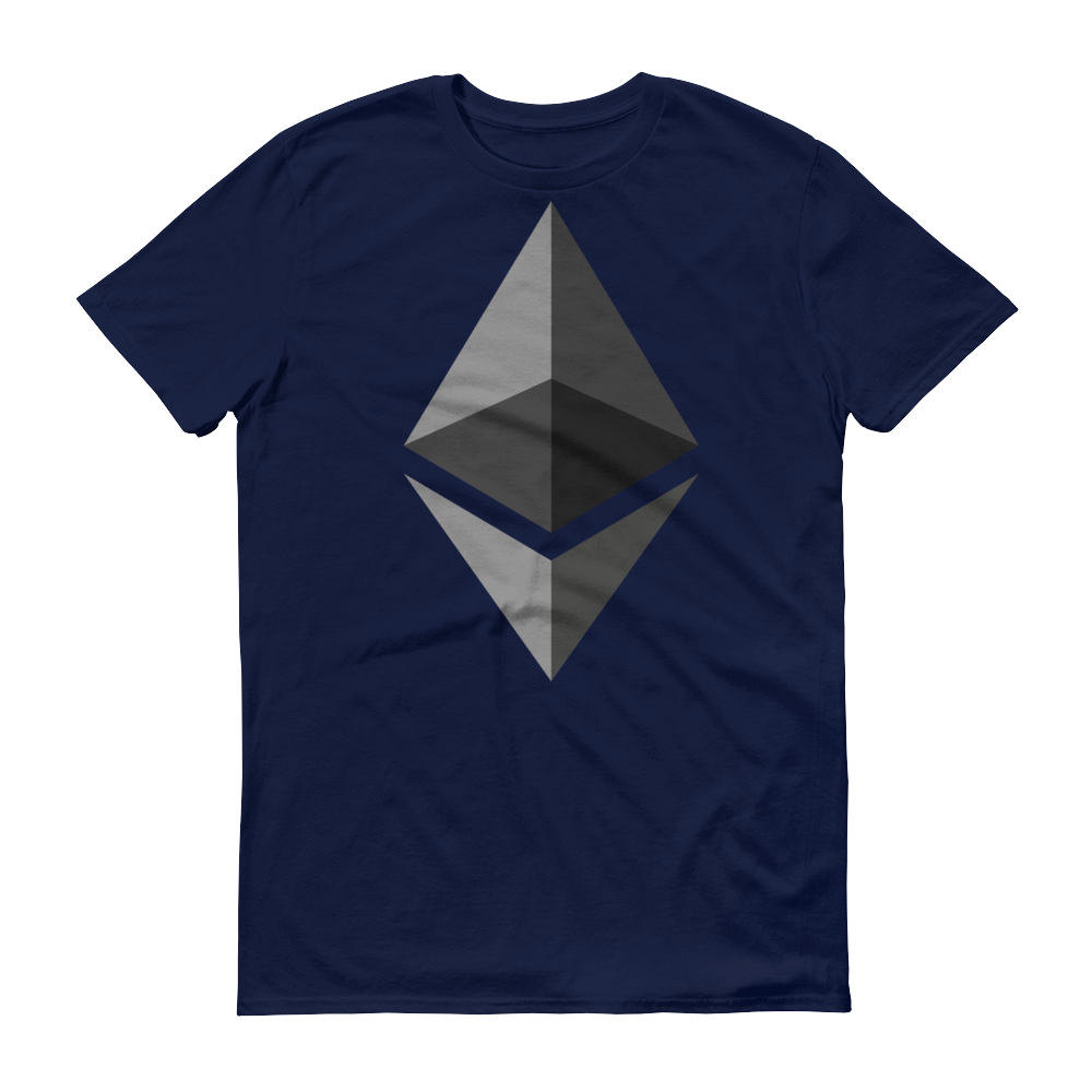 Ethereum Short-Sleeve T-Shirt  zeroconfs Navy S 