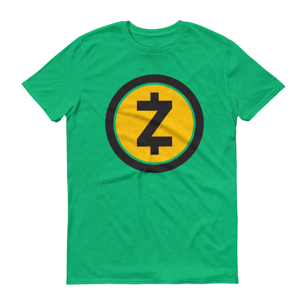 Zcash Short-Sleeve T-Shirt  zeroconfs Heather Green S 