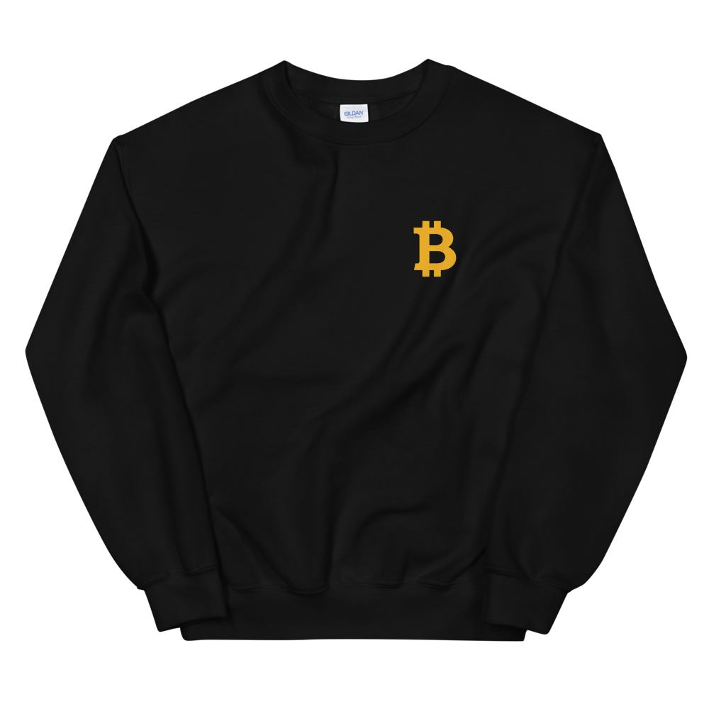Bitcoin Small B Women's Sweatshirt  zeroconfs Black S 