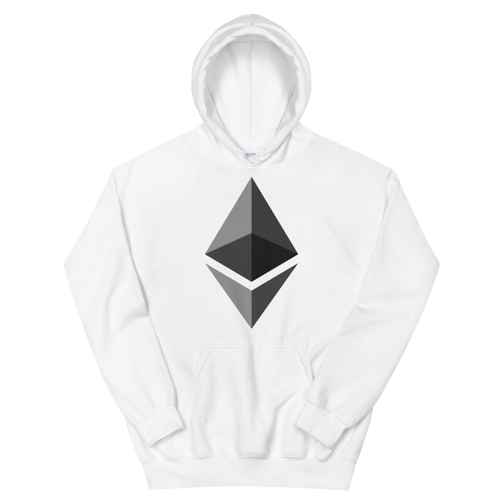 Ethereum Hooded Sweatshirt  zeroconfs White S 