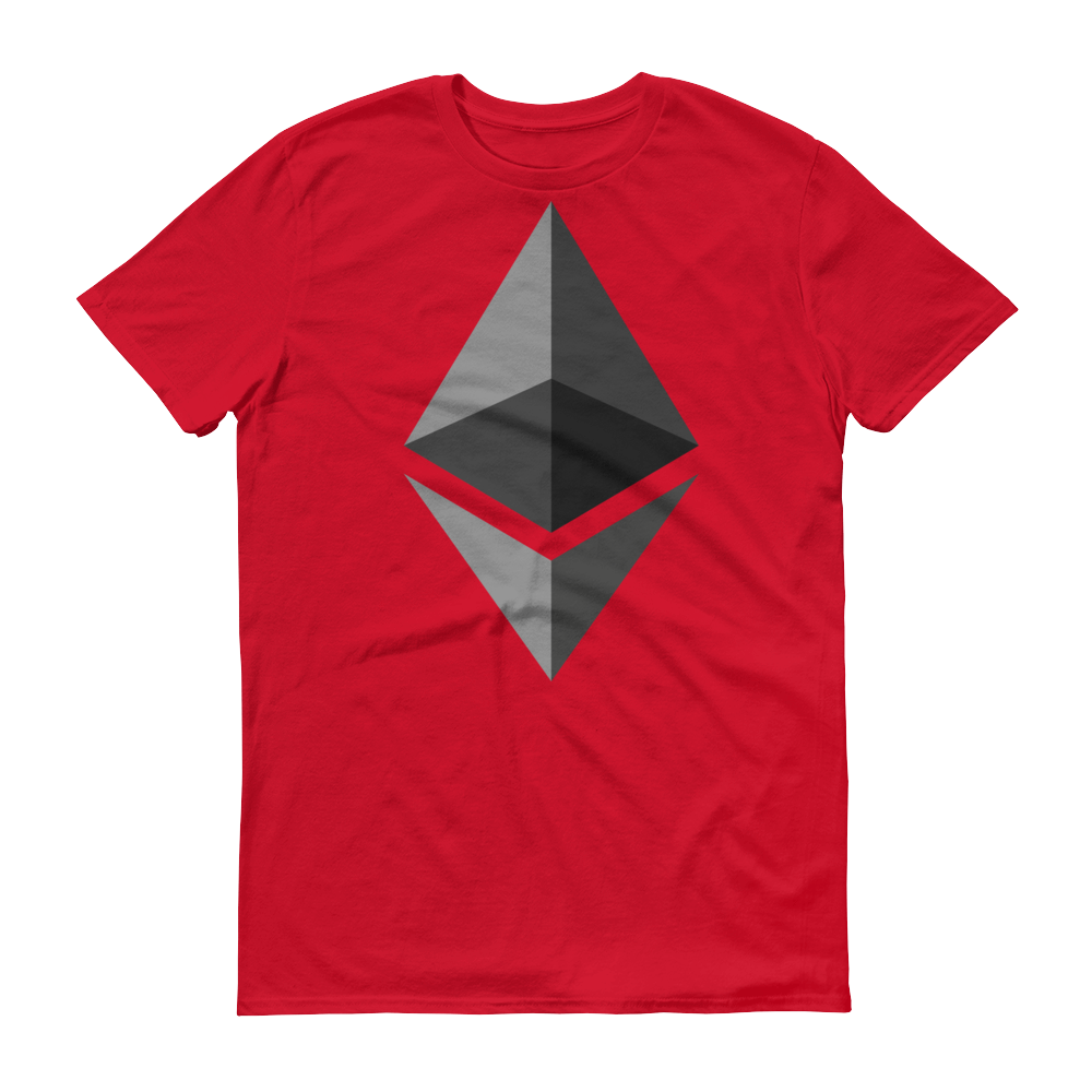 Ethereum Short-Sleeve T-Shirt  zeroconfs Red S 