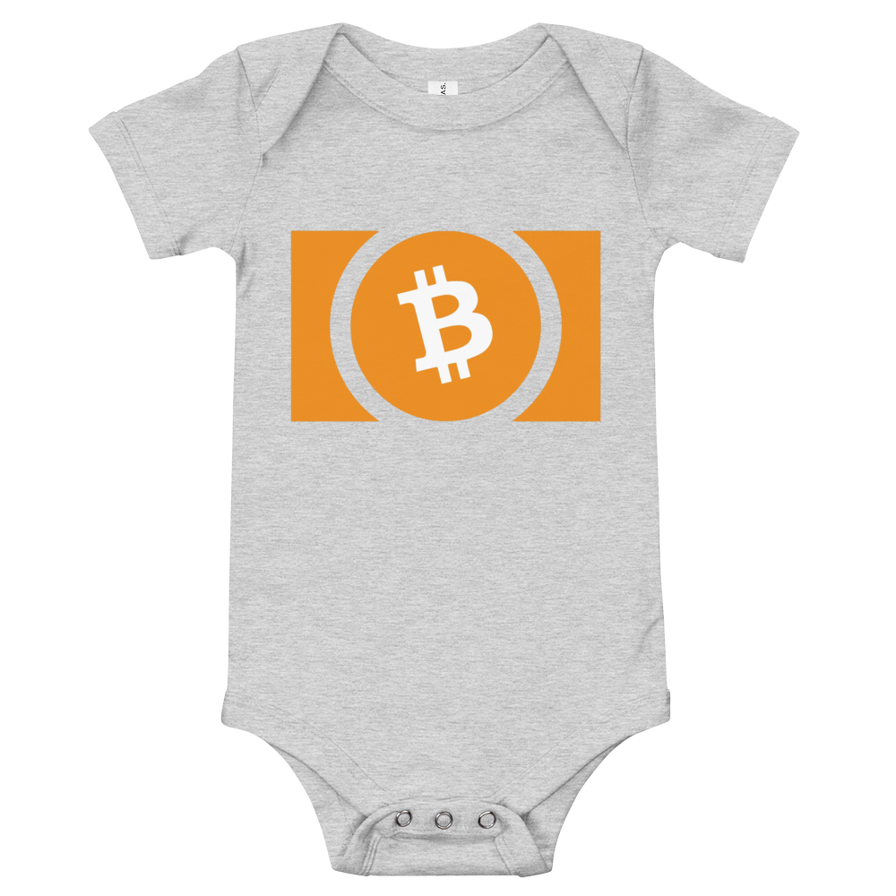 Bitcoin Cash Baby Bodysuit  zeroconfs Athletic Heather 3-6m 