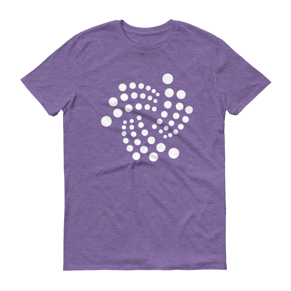 IOTA Short-Sleeve T-Shirt  zeroconfs Heather Purple S 