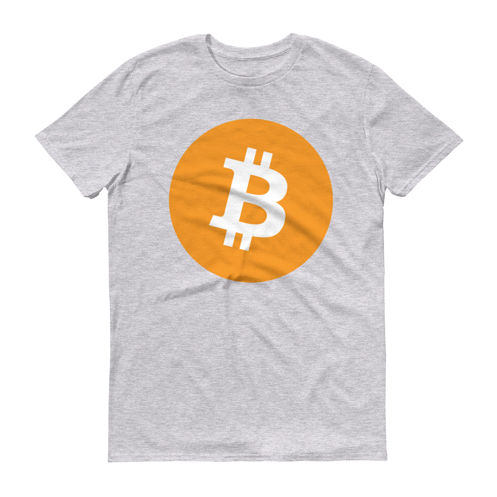 Bitcoin Core Short-Sleeve T-Shirt  zeroconfs Heather Grey S 